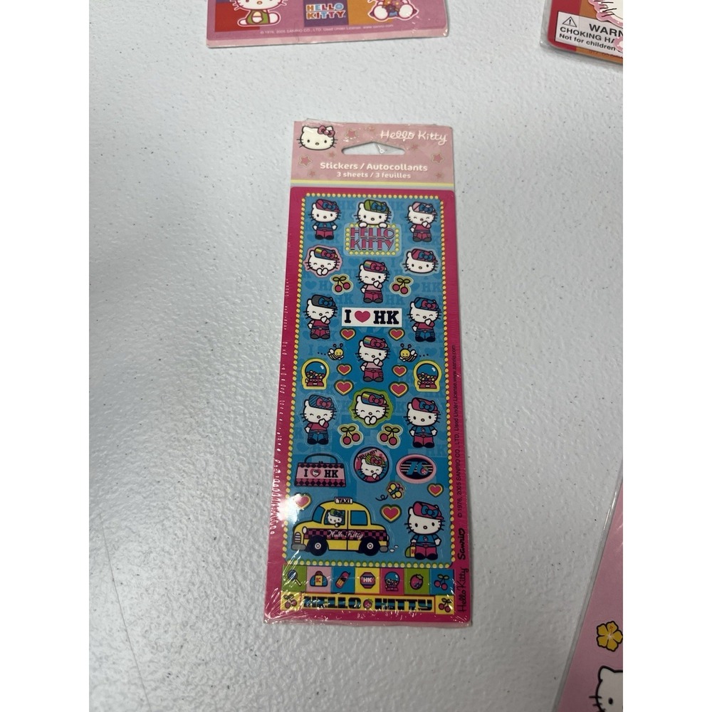Hello Kitty Sticker Lot 2004, 2006, 2010 Sanrio - Picture 4 of 9